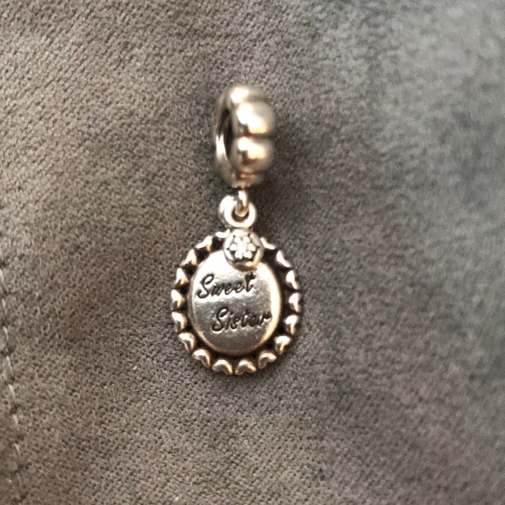 Pandora dangle sister charm